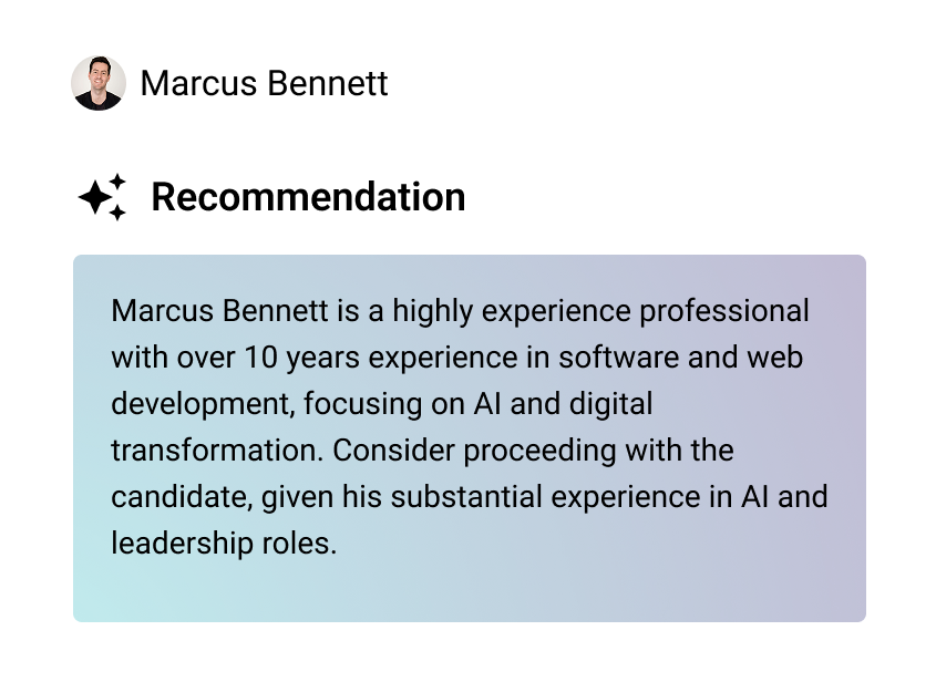 4. Deliver interface